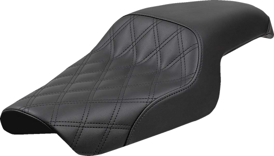 SADDLEMEN Profiler™ Seat - XL - Lattice Stitch - Black - Sportster S '21-'25 821-36-149