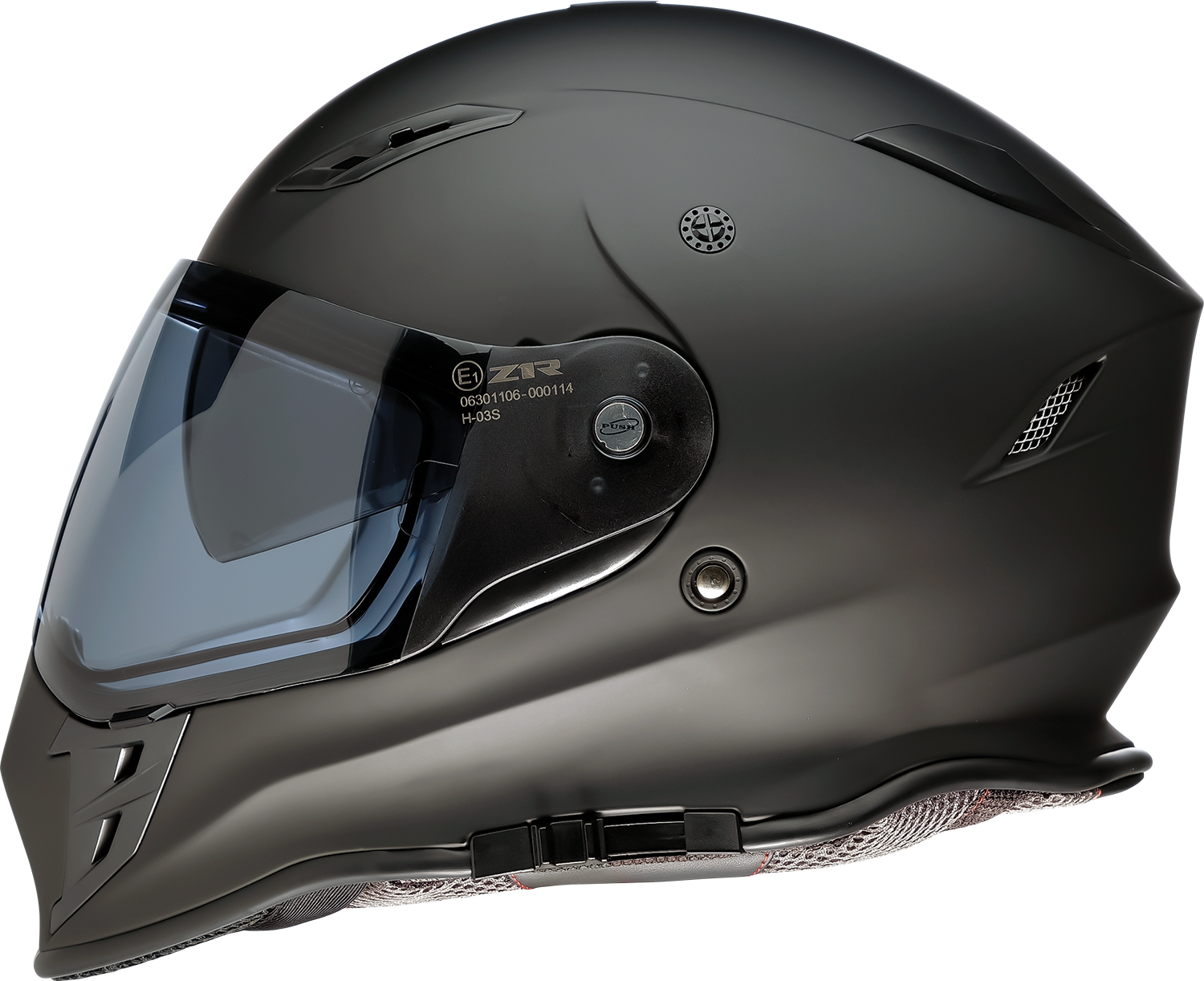 Z1R Nemesis Helmet - Smoke - Flat Black - Small 0140-0447
