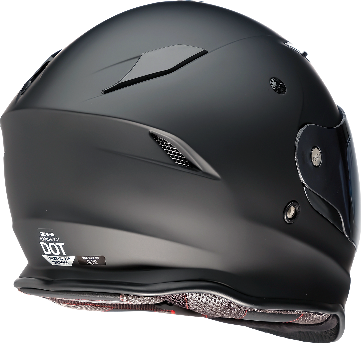Z1R Nemesis Helmet - Smoke - Flat Black - Large 0140-0449