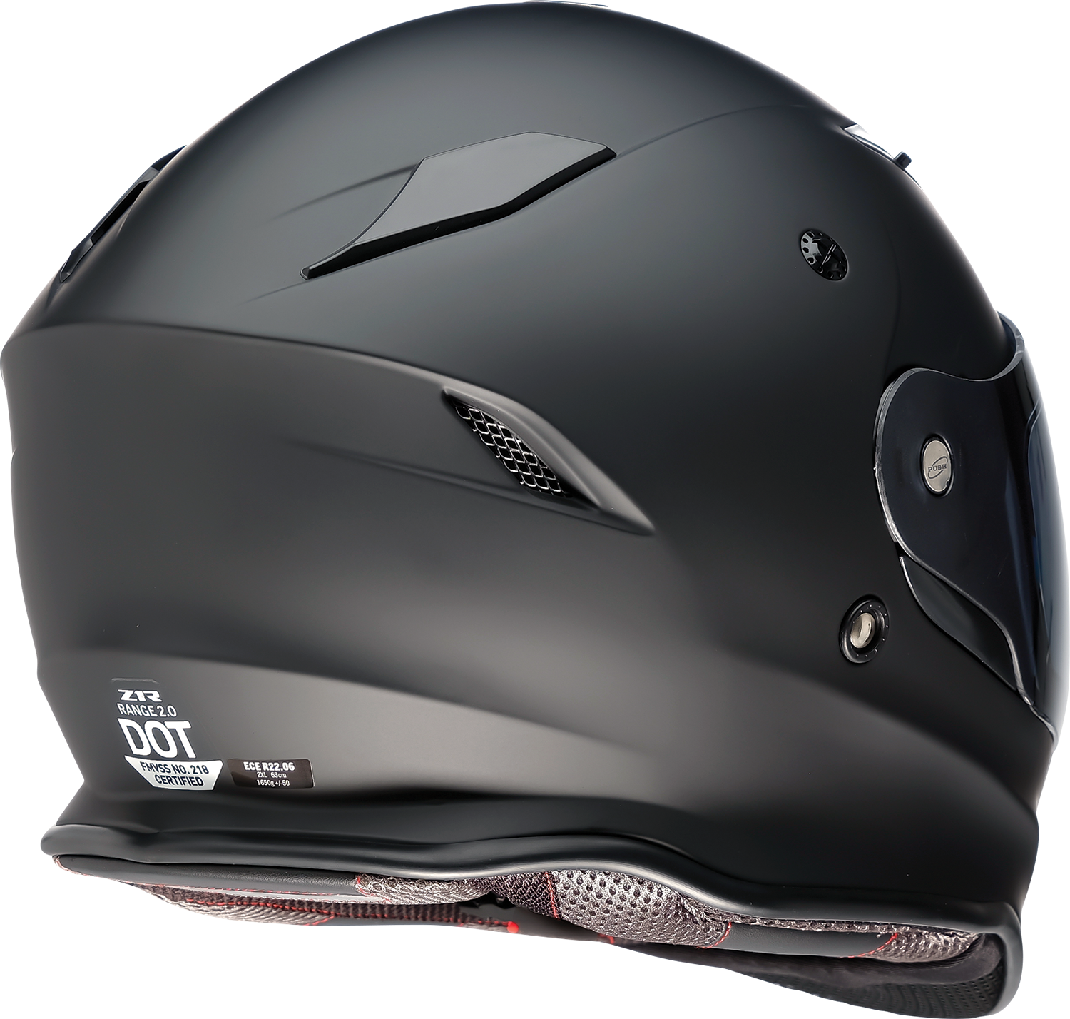 Z1R Nemesis Helmet - Smoke - Flat Black - Large 0140-0449