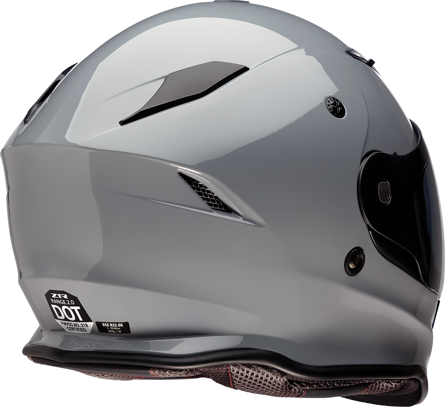 Z1R Nemesis Helmet - Smoke - Nardo - Large 0140-0455