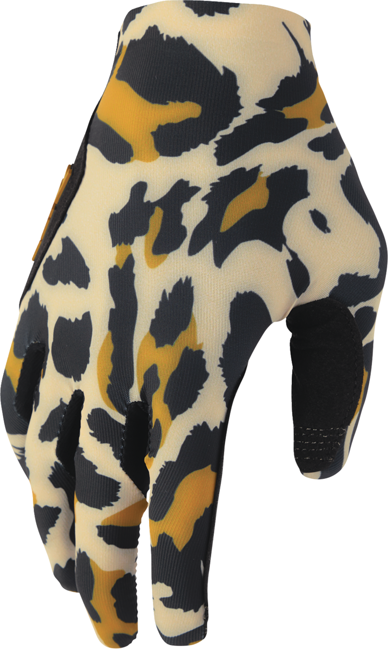 THOR Women's Sportmode Cheetah Gloves - Tan/Black - Small 3331-0308