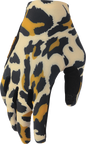 THOR Women's Sportmode Cheetah Gloves - Tan/Black - Small 3331-0308
