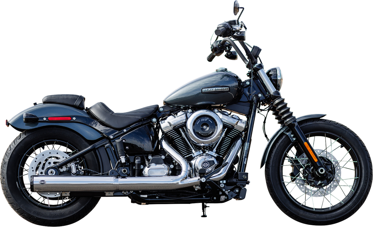S&S CYCLE Grand National Slip-On Muffler - 50 State - 4" Chrome - M8 Softail 550-1160