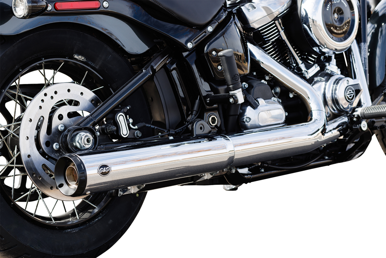 S&S CYCLE Grand National Slip-On Muffler - 50 State - 4" Chrome - M8 Softail 550-1160