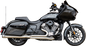 S&S CYCLE 2-into-1 Qualifier Exhaust System - Brushed Stainless Steel - Race Only - Indian with PowerPlus 550-1130