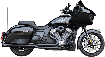 S&S CYCLE 2-into-1 Qualifier Exhaust System - Guardian Black - 49 State - Indian with PowerPlus 550-1133