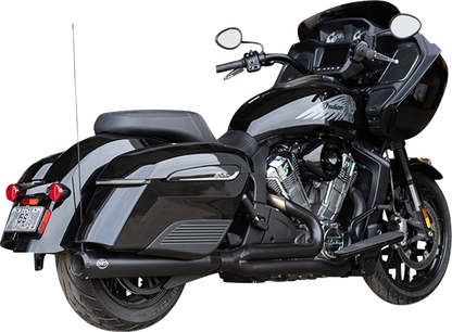 S&S CYCLE 2-into-1 Qualifier Exhaust System - Guardian Black - 49 State - Indian with PowerPlus 550-1133