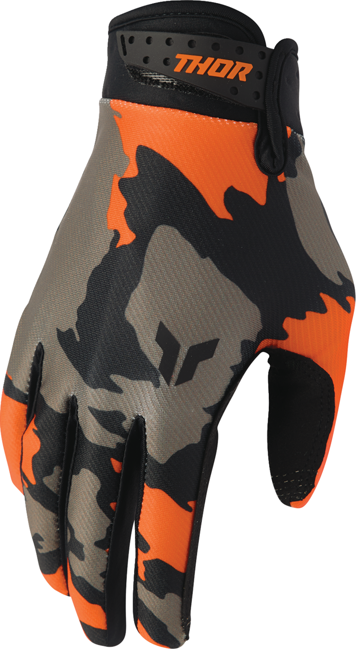THOR Launchmode Hunter Gloves - Orange/Black - XS 3330-8521