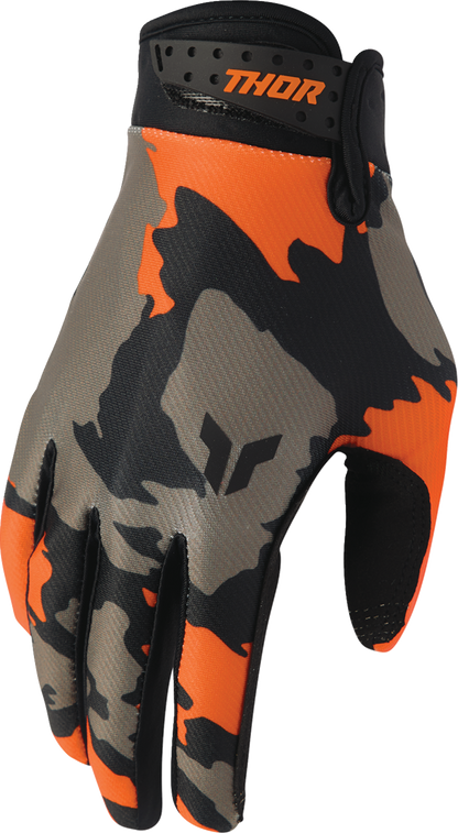 THOR Launchmode Hunter Gloves - Orange/Black - Small 3330-8522