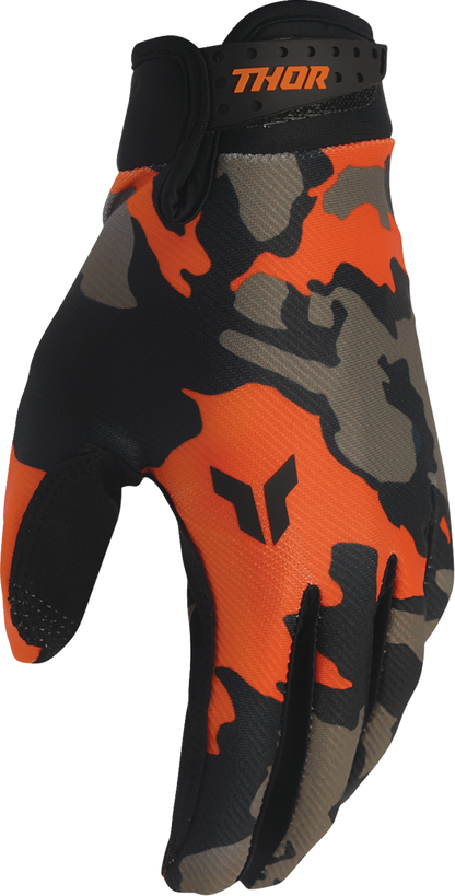 THOR Launchmode Hunter Gloves - Orange/Black - Small 3330-8522