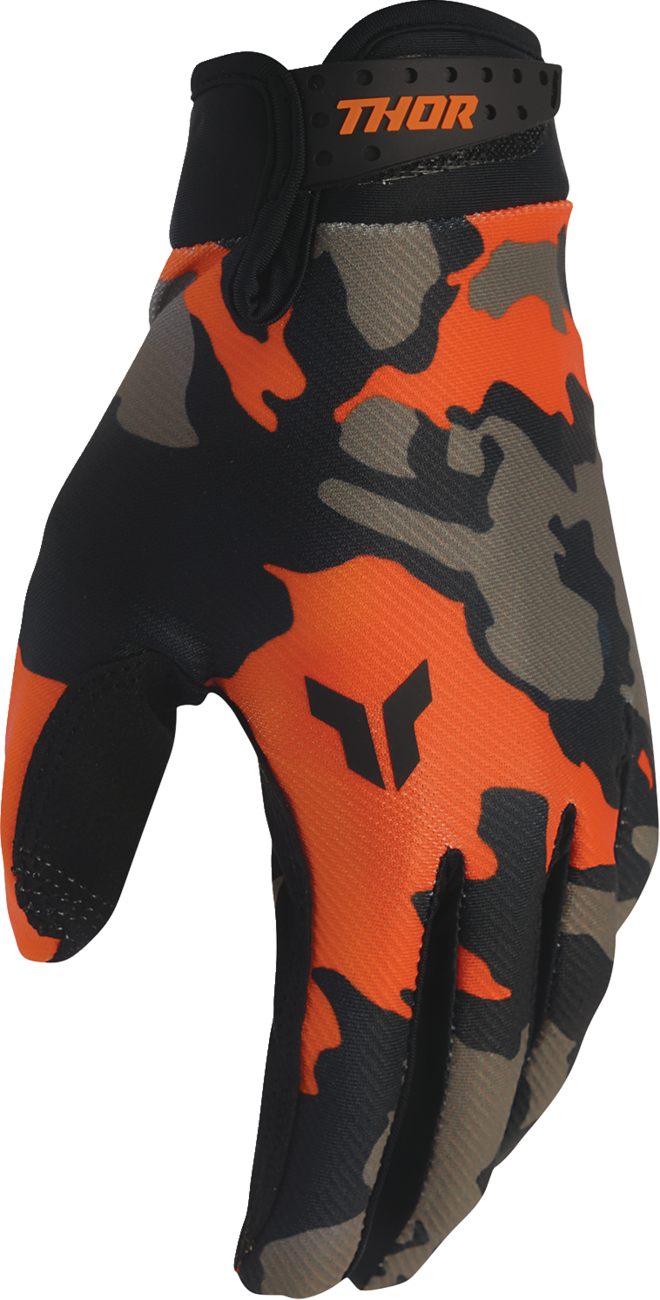 THOR Launchmode Hunter Gloves - Orange/Black - XS 3330-8521