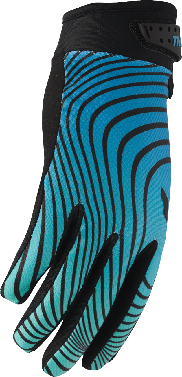 THOR Launchmode Identity Gloves - Teal/Black - XS 3330-8528