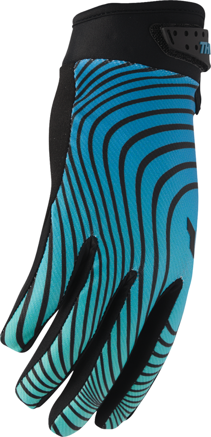 THOR Launchmode Identity Gloves - Teal/Black - Medium 3330-8530