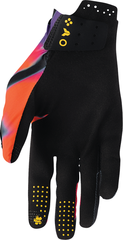 THOR Sportmode Inferno Gloves - Orange/Purple - Medium 3330-8557