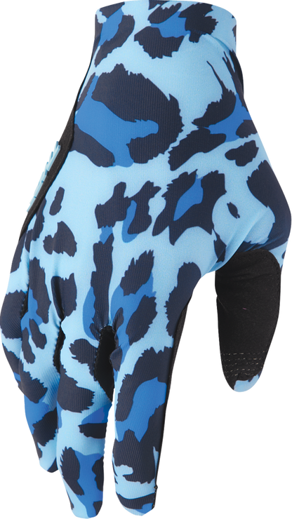 THOR Sportmode Cheetah Gloves - Midnight/Blue - Small 3330-8580