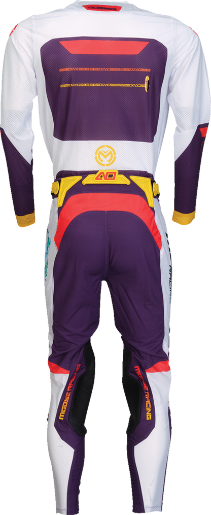 MOOSE OFFROAD Alpha One Pants - Purple/Red - US 26 Slim 2901-12058