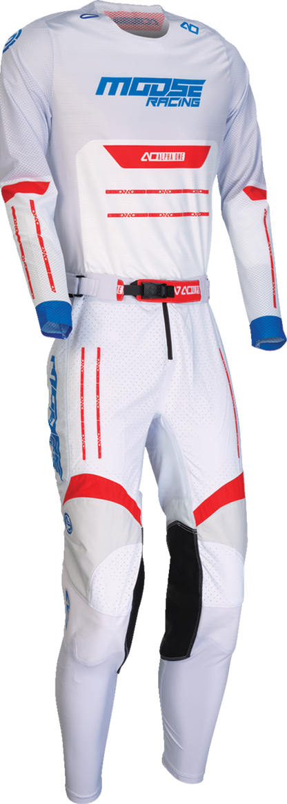 MOOSE OFFROAD Alpha One Jersey - Red/White/Blue - 3XL 2910-8330