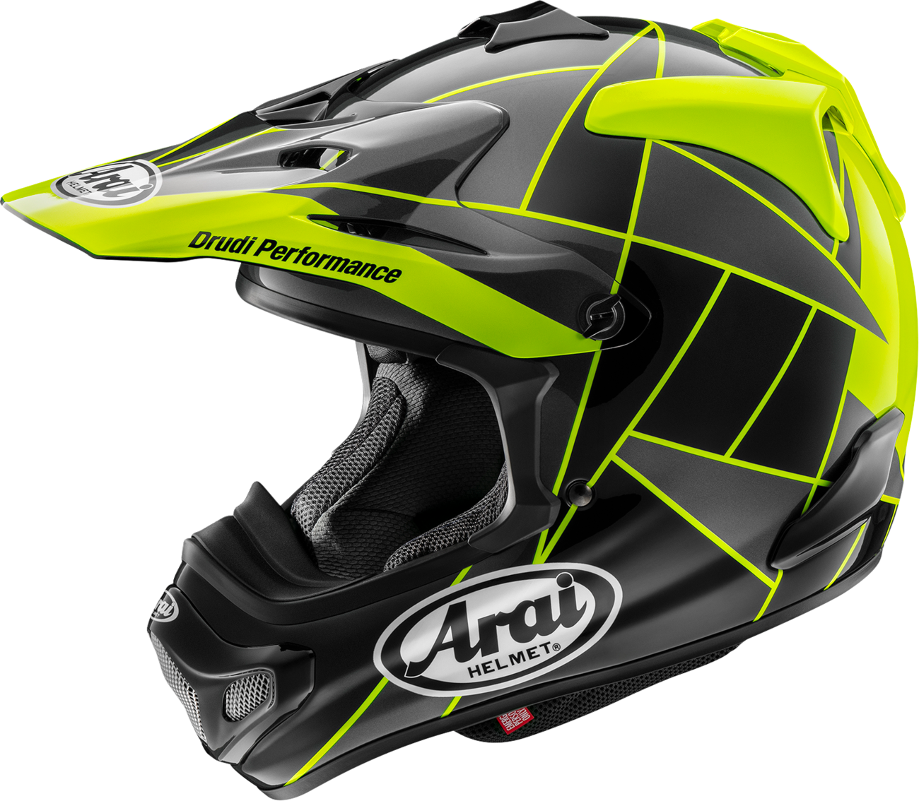 ARAI HELMETS VX-Pro4 Helmet - Fragment - Yellow - Medium 0110-9528
