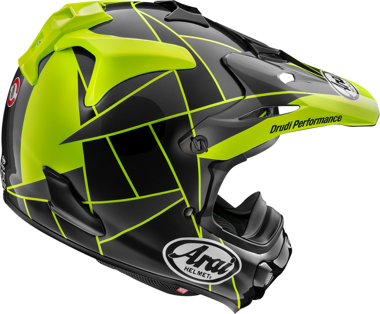 ARAI HELMETS VX-Pro4 Helmet - Fragment - Yellow - XL 0110-9530