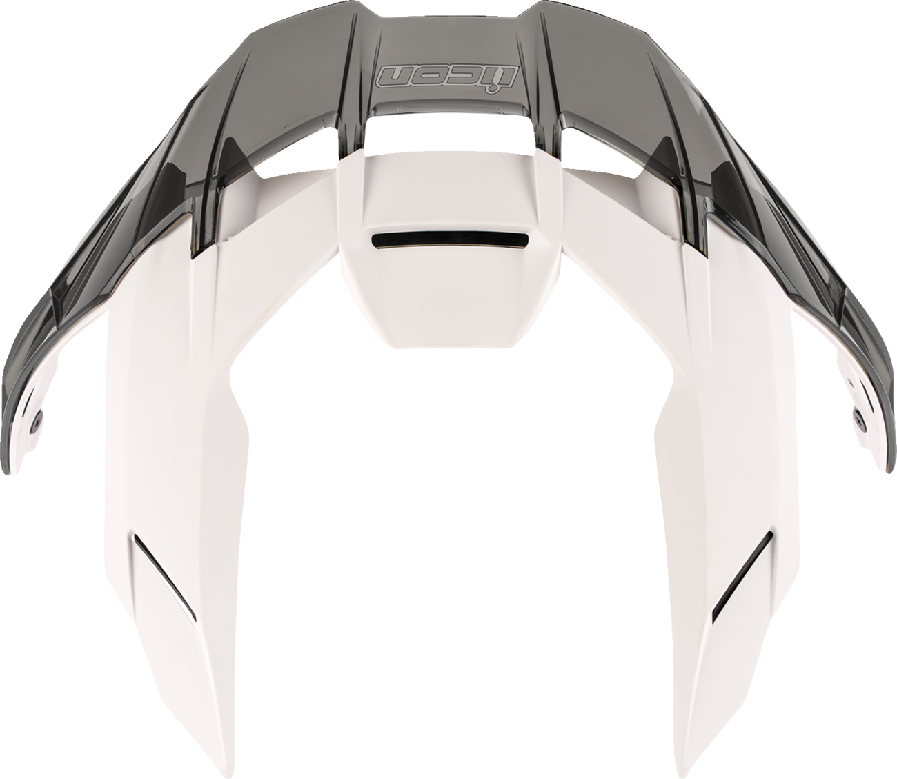 ICON Ultraflite™ Spoiler - Matte White/Dark Smoke 0133-1696