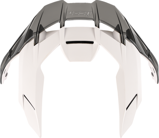 ICON Ultraflite™ Spoiler - Matte White/Dark Smoke 0133-1696