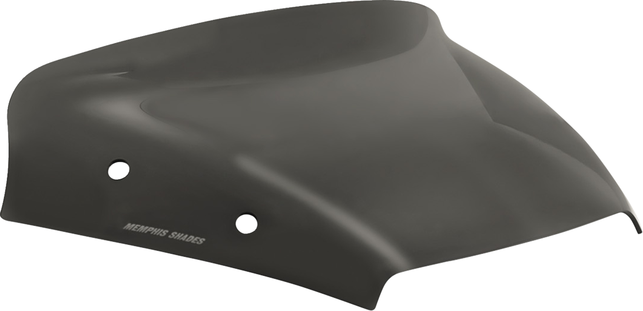 MEMPHIS SHADES Spoiler Windshield - 2" - Dark Black Smoke - FLTR MEP88010