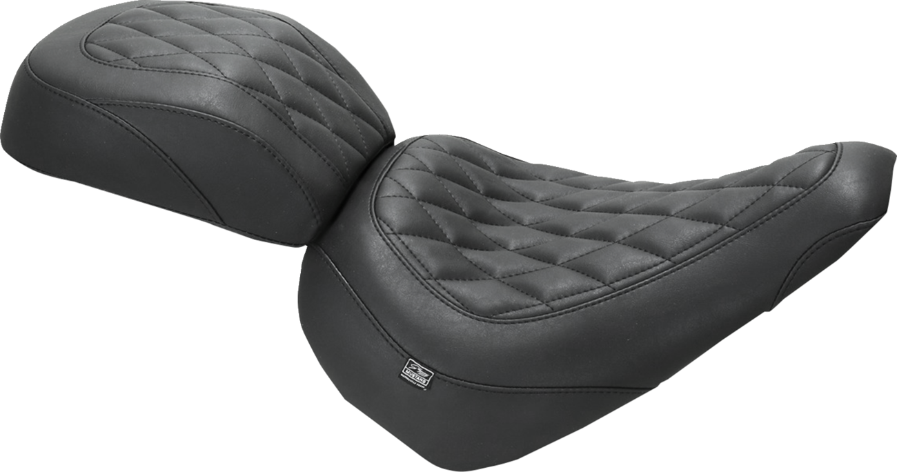 MUSTANG Wide Tripper™ Passenger Seat - Diamond - Black Stitch - FXBR '23-'25 85213