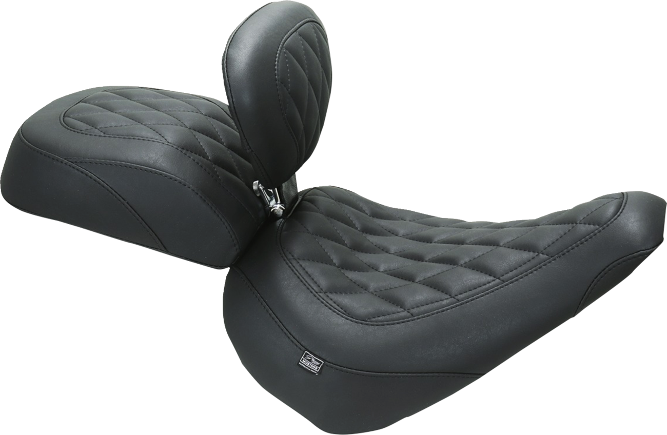 MUSTANG Wide Tripper™ Passenger Seat - Diamond - Black Stitch - FXBR '23-'25 85213