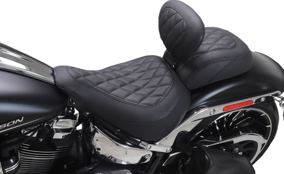 MUSTANG Wide Tripper™ Passenger Seat - Diamond - Black Stitch - FXBR '23-'25 85213