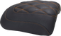 MUSTANG Padded Passenger Seat Cowl - Double Diamond - Mandarin Orange Stitch - FLT/FLH '23-'25 88611MO