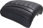 MUSTANG Padded Passenger Seat Cowl - Deluxe - Black Stitch - FLT/FLH '23-'25 88610