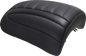 MUSTANG Padded Passenger Seat Cowl - Deluxe - Gunmetal Stitch - FLT/FLH '23-'25 88610GM