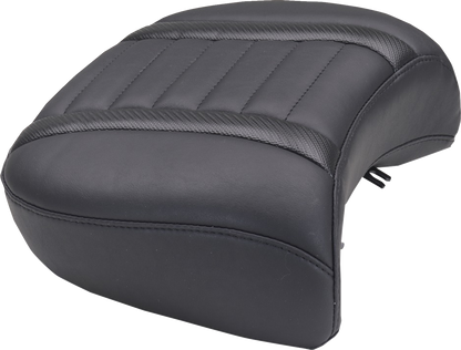 MUSTANG Deluxe Passenger Seat - Wide - Black Stitch - FLT/FLH '23-'25 88420