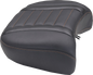 MUSTANG Deluxe Passenger Seat - Wide - Mandarin Orange Stitch - FLT/FLH '23-'25 88420MO