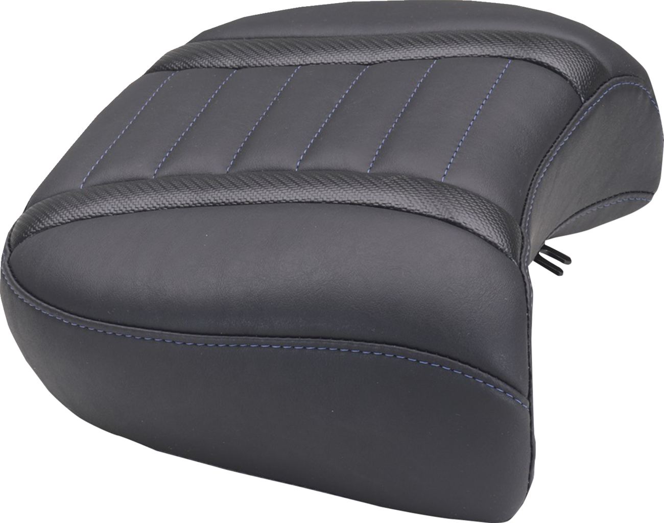 MUSTANG Deluxe Passenger Seat - Wide - Sky Blue Stitch - FLT/FLH '23-'25 88420SB
