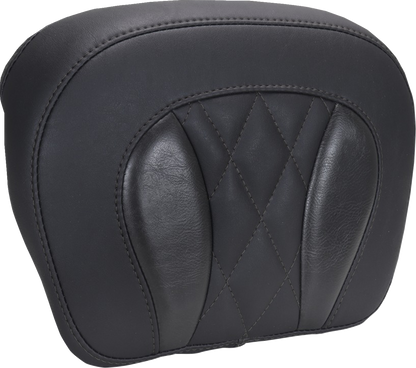 MUSTANG Chopped Tour-Pak® Pad - Black Stitching - FLH/FLT '23-'25 88440