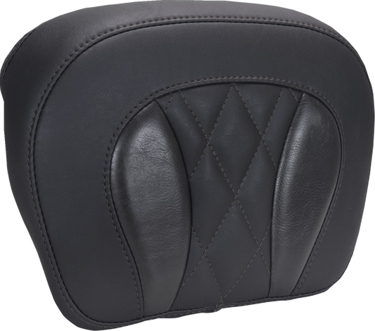 MUSTANG Chopped Tour-Pak® Pad - Black Stitching - FLH/FLT '23-'25 88440