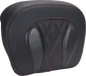MUSTANG Chopped Tour-Pak® Pad - Dark Cherry Stitching - FLH/FLT '23-'25 88440DC