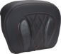 MUSTANG Chopped Tour-Pak® Pad - Mandarin Orange Stitching - FLH/FLT '23-'25 88440MO
