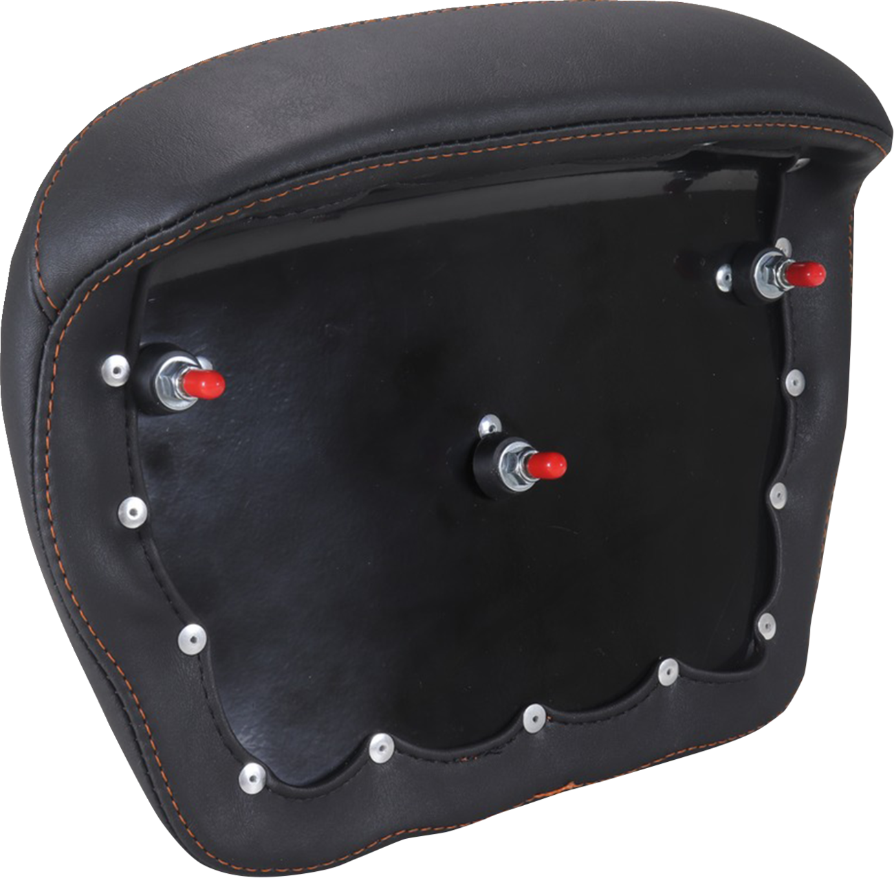 MUSTANG Chopped Tour-Pak® Pad - Mandarin Orange Stitching - FLH/FLT '23-'25 88440MO
