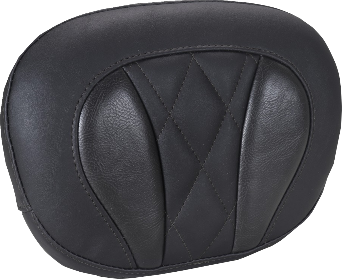 MUSTANG Deluxe Sissy Bar Pad - Diamond - Black Stitch - FLT/FLH '23-'25 88450