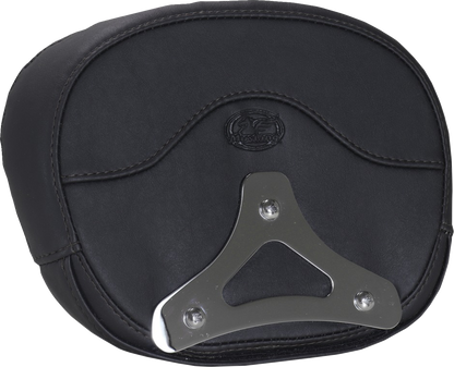 MUSTANG Deluxe Sissy Bar Pad - Diamond - Black Stitch - FLT/FLH '23-'25 88450