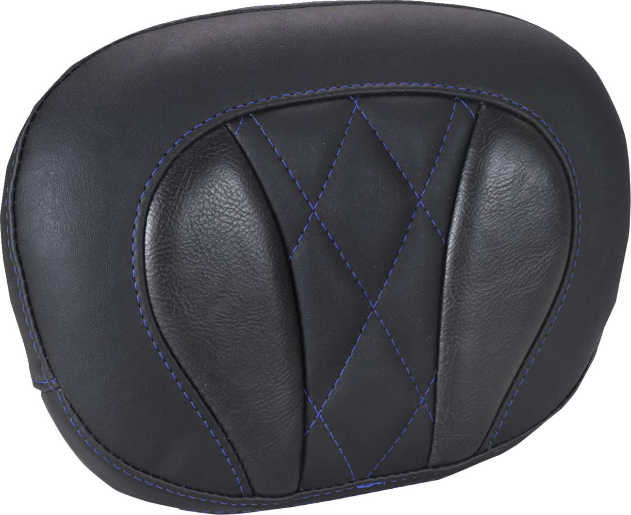 MUSTANG Deluxe Sissy Bar Pad - Diamond - Sky Blue Stitch - FLT/FLH '23-'25 88450SB