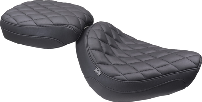 MUSTANG Tripper™ Passenger Seat - Diamond - Black Stitch - Honda Rebel '17-'25 84005