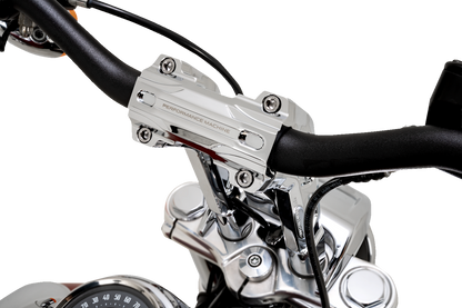 PERFORMANCE MACHINE (PM) Phatbar & Riser Kit - Internal Wiring - 9" - Chrome 0208-2195M-CH