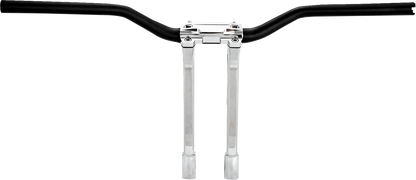 PERFORMANCE MACHINE (PM) Phatbar & Riser Kit - Internal Wiring - 11-1/2" - Chrome 0208-2197M-CH