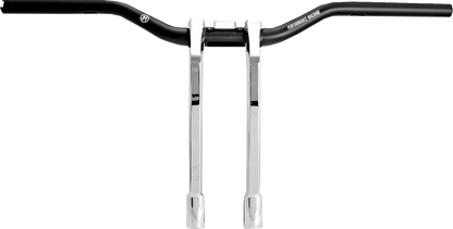 PERFORMANCE MACHINE (PM) Phatbar & Riser Kit - Internal Wiring - 11-1/2" - Chrome 0208-2197M-CH