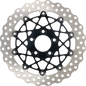 PERFORMANCE MACHINE (PM) Disc Carr Speedstar - 320 mm X .20 FF - Front - Black Anodized 0133-2608S-B