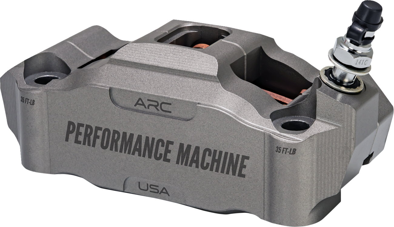 PERFORMANCE MACHINE (PM) Radial Mount Caliper - Front Right - Gunmetal Gray 0052-2426-GYC